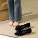 2377-H106 Korean-style Elegant Suede Stiletto With Pointed Toe, Versatile Bow Design, Casual Low-heel Commuter Women's_vogvips.com