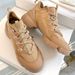 2026 Spring Summer New Genuine Leather D Dad Thick Sole Height Increasing Sneakers Casual Versatile Retro White Shoes_vogvips.com