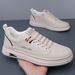 2025 Spring And Autumn New Slip-On Men's Soft Sole Trendy Versatile Casual Leather Shoes Sneakers_vogvips.com
