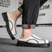 STRONGSHEN Summer Men's Half Slippers Fashion Clogs Indoor Garden Outdoor Non Slip Sandals Casual Breathable Beach Shoes_vogvips.com