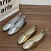 French Ladies Commuting Set Feet Solid Color Soft Sole Single Shoe Women's Spring And Autumn 2025 New Summer Outfit_vogvips.com