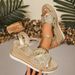 New Fashionable And Large Size One-Strap Wedge Heel Thick-Soled Beach Sandals For Women_vogvips.com