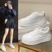 Little White Shoes Female And Female Students Leisure Sports Versatile Board Shoes Street Shooting_vogvips.com