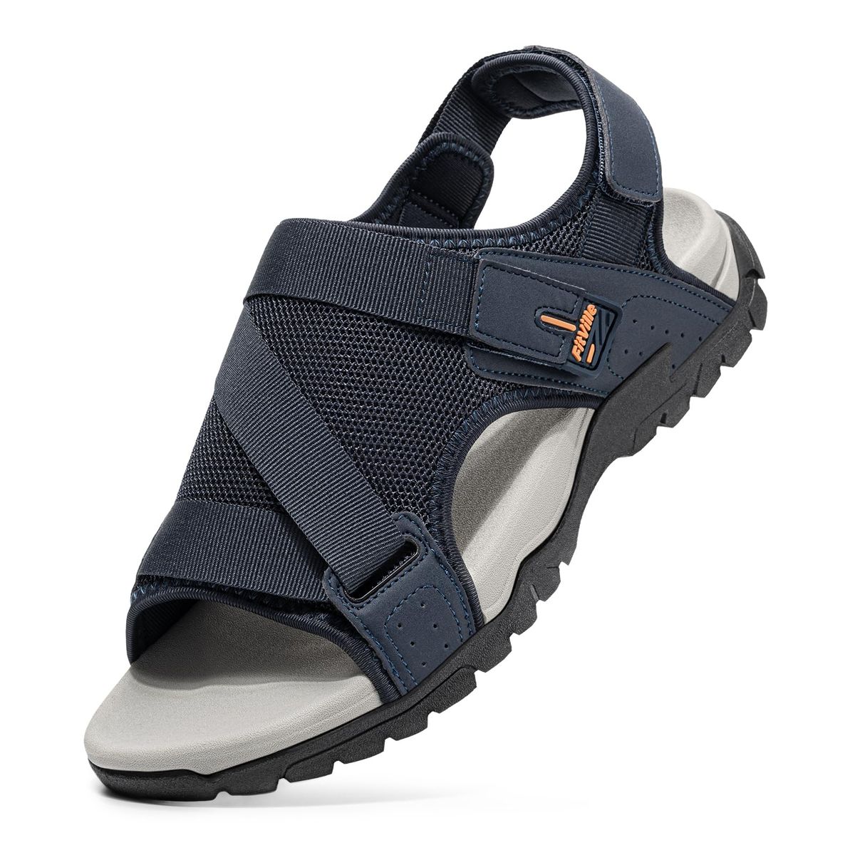FitVille Diabetic Sandals For Men Wide Orthopedic Athletic Sandals With Arch Support Lightweight Breathable Outdoor Sandals For Beach Travel_vogvips.com