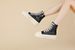 Cross Border Couple High Top Shoes Thick Bottom Lace Up Side Zipper Women's Shoes Large Size Fashion Shoes_vogvips.com