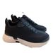 New Popular Cowhide 1 Spliced Couple's Tech Fabric/Mesh Strap Thick Sole Height-Increasing Casual Shoes Lightweight Breathable_vogvips.com
