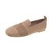 New Summer Women's Shoes, Breathable Fly-knit Single Shoes, Women's Casual Shoes, Soft-soled Comfortable Flat Shoes, Women's Loafers_vogvips.com