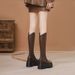 Women's Long 2024 Autumn Winter New Style Petite Height Increasing 12cm Thick Sole High Tube Over-the-Knee Riding Boots_vogvips.com