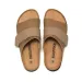RUIZUSTOCK Unisex Faux Suede Cork Slide Sandals With Adjustable Rivet Strap Breathable Insole For Summer Beach Outdoor_vogvips.com