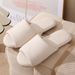 Japanese Style Open-Toe Four Seasons Soft Sole Non-Slip Silent Couple Indoor Wooden Floor Quiet Slippers_vogvips.com