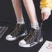 Ins High Top Canvas Women, Korean Version With Plush Ulation, Two Cotton Shoes For Students, New Style Harajuku_vogvips.com