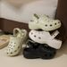 Women's DIY Cartoon Perforated Sandals Thick Soled EVA Summer Wear Beach/Seaside Style Height Increasing Versatile_vogvips.com