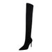 Women's Shoes Fashion High Heels Elastic Lycra Stiletto Pointed Sexy Nightclub Slim Pedicure Over The Knee Boots_vogvips.com