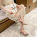 Women S Pointed Stiletto High Heels Single Fashionable And Versatile Temperament Ladies Engagement Bridesmaid Shoes_vogvips.com