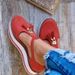 2025 Summer New Front Women's Shoes Tassel Thick Bottom Large Cross Sandals_vogvips.com