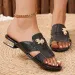 Sandals Women Wedges Slippers Slides Summer Footwear Arch Support Slip Women's Shock Absorption Luxury Shoes_vogvips.com