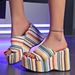 2025 New Thick-Soled Wedge One-Strap Sandals For Women High Heel Transparent Beach Slippers_vogvips.com