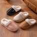 Ins Autumn Winter Cotton Women, Indoor And Outdoor Non-Slip Warm Non-Smelly EVA Furry Slippers For Men_vogvips.com