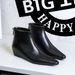 Women's Stylish Chunky Heel Boots With Pointed Toe, Platform Sole & Low Shaft For Winter, Fashionable And Comfortable Ankle Boots Boots And Bare Boots_vogvips.com