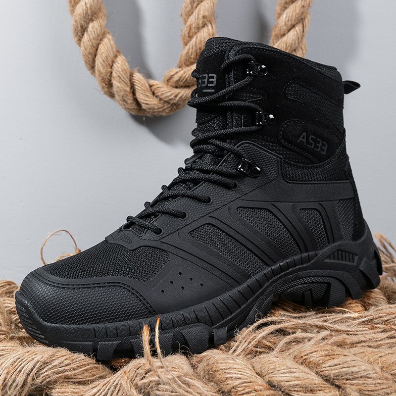 Breathable Tactical Boots, Special Forces Outdoor Hiking, Wear-resistant Training, Combat Boots, High Top Military Boots_vogvips.com