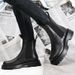 European Warm Series Trendy Soft Martin For Men, High Top British Style Mid-Top Leather Shoes, Winter Thick Sole Fleece-Lined Warm Cotton_vogvips.com