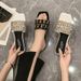 Cross-Border Foreign Trade Colorful Rhinestone Metal Flat 2025 New Cool And Comfortable Beach Sandals_vogvips.com