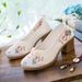 Single Women's Square High Heels, Shallow Mouth Embroidery, Sexy Single Shoes, Wedding Tea Clothes, Hanfu_vogvips.com