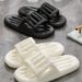 Slippers For Women, Indoor Shower, Water Leakage, Household Use, Hollow Hole Bathroom, EVA Thick Soled Cool_vogvips.com
