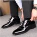 Men's Genuine Leather Oxford Dress Shoes Breathable Comfortable Work Formal Wedding Derby Footwear_vogvips.com