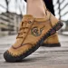 Classic Comfortable Men Casual Shoes Loafers Men Shoes Quality Split Leather Flats Hot Sale Moccasins Plus Size_vogvips.com