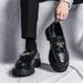 Large Size 2025 New Four Seasons British Style Business Leather Fashion Thick Sole Slip-On Loafers Men's Shoes_vogvips.com