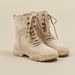 Canvas Martin For Women 2025 New Summer Outdoor Genuine Leather Breathable Hiking Shoes Desert Thick Sole Short Boots_vogvips.com