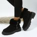 Snow 2024 Winter New Plush Lined Warm Cotton Shoes Plus Size Women's Boots_vogvips.com