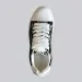 Okimoz Casual Running Sneaker Designer Shoes Black White Abstract Print Platform Sneakers Big Size_vogvips.com