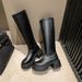 Female Knight 2025m White Elastic Slim Thick Sole High Tube Short Over-the-Knee Long Boots_vogvips.com