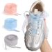 2.5CM Wide Soft Organza Shoelaces – Colorful DIY Laces For Sneakers & Casual Shoes (White/Yellow/Pink/Gray/Sky Blue/Violet)_vogvips.com