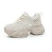 Dad Sneakers Woven Mesh 2025 Summer New Thick Sole Hidden Heel Explosion Version Casual Fashion Versatile Women's Shoes_vogvips.com