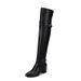 Belt Buckle Over-the-Knee Long Plus Women's Boots 40-48 Size High Heel 854_vogvips.com