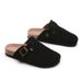 2024 New Boston Clog Slippers For Women, Men's Cork Foot Sandals, And Women's Suede Mule Slides With Bow Support Beach_vogvips.com