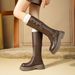 Slimming Petite Thick-Soled Height-Increasing For Women, Over-the-Knee, 2025 Spring And Autumn New High Tube Long Boots,_vogvips.com