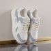 Little White Shoes Children Girls Students Leisure Sports Versatile Board Shoes Street Shooting_vogvips.com
