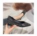 2025 French Shallow Mouth Rhinestone Flat Sole Single Shoe_vogvips.com