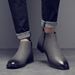 Men's Boots Chelsea Boots Side Zipper Men's Shoes Fashion European And American Men's Short Boots Ankle Boots_vogvips.com