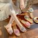 Women’s Shoes Spring And Summer New Stock Thick Soled Home Slippers Soft Soled Indoor Breathable Cotton And Linen Sandals Flower Linen Slippers_vogvips.com