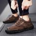 Large Size Martin For Men, Fleece-Lined Cotton Shoes, Men's Spring And Autumn New Mid-Top Outdoor Casual Ankle Boots_vogvips.com