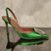 Women's Shoes Oval Rhinestone Buckle Closed Toe Sandals Celebrity Pointed Toe Stiletto Hollow Banquet High Heels_vogvips.com