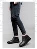 First Layer Cowhide Martin Boots Men's Genuine Leather High-top Casual Board Shoes Thick-soled Velvet Thermal Cotton Boots Medium Tube_vogvips.com
