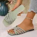 Sandals Women Summer Slides Wedges Slippers Work Slip Leisure Casual Shock Absorption Waterproof Pool Arch Support_vogvips.com