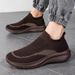 Men's Flying Weave Mesh Shoes Large Size Men's Shoes Casual Shoes Mesh Shoes Elastic Couple Mesh Sports Shoes Vacation Walking Shoes_vogvips.com