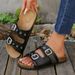 Women's Summer Flat Slippers Casual Style Outerwear Sandals Perfect for Skirts Beach Fashion Footwear_vogvips.com